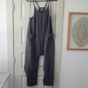 Fp Movement Gray Distressed Onesie